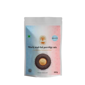 Black urad dal porridge mix
